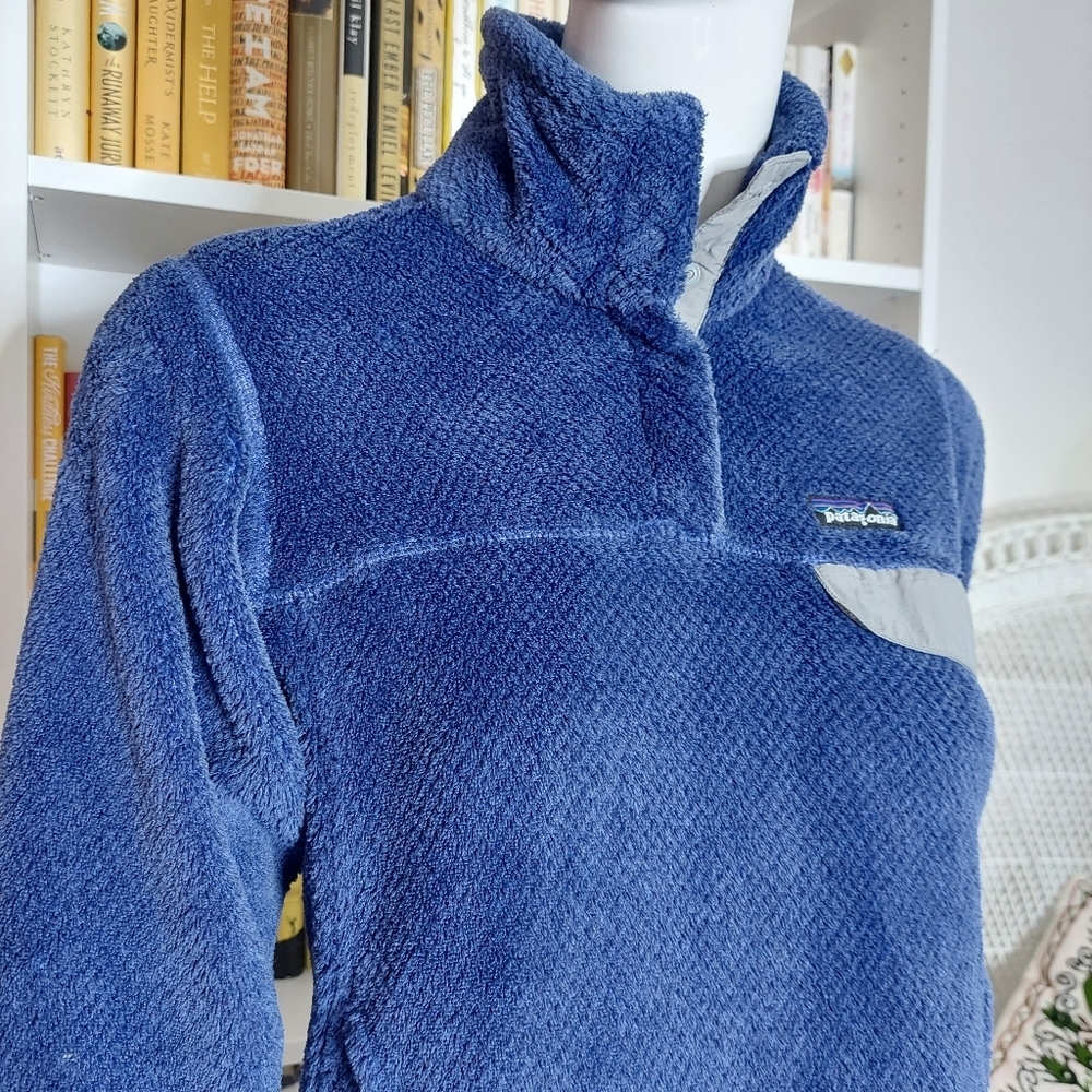 Patagonia Women's Re-Tool Snap T-Pullover Long Sleeve Fleece Jacket P6513 - Picture 4 of 8